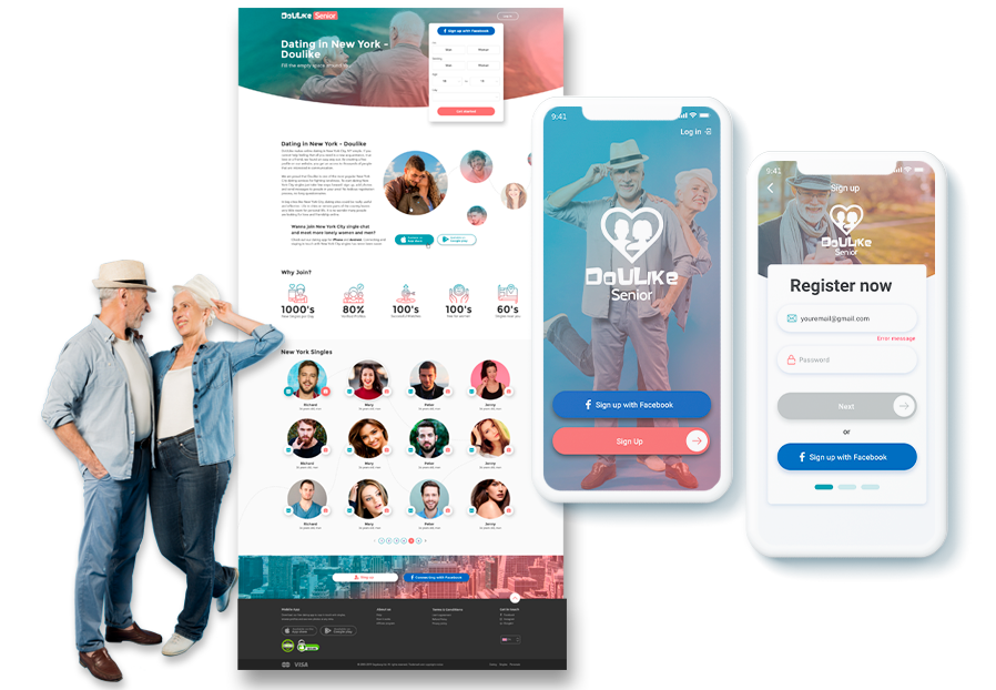 Meredonix designers created design of iOS app for dating